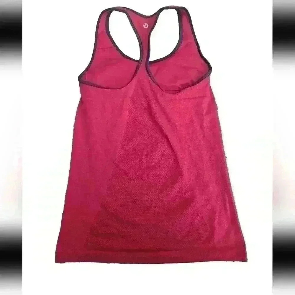 Lululemon Womens Pink Ebb & Flow Racerback Tank S - Picture 8 of 12
